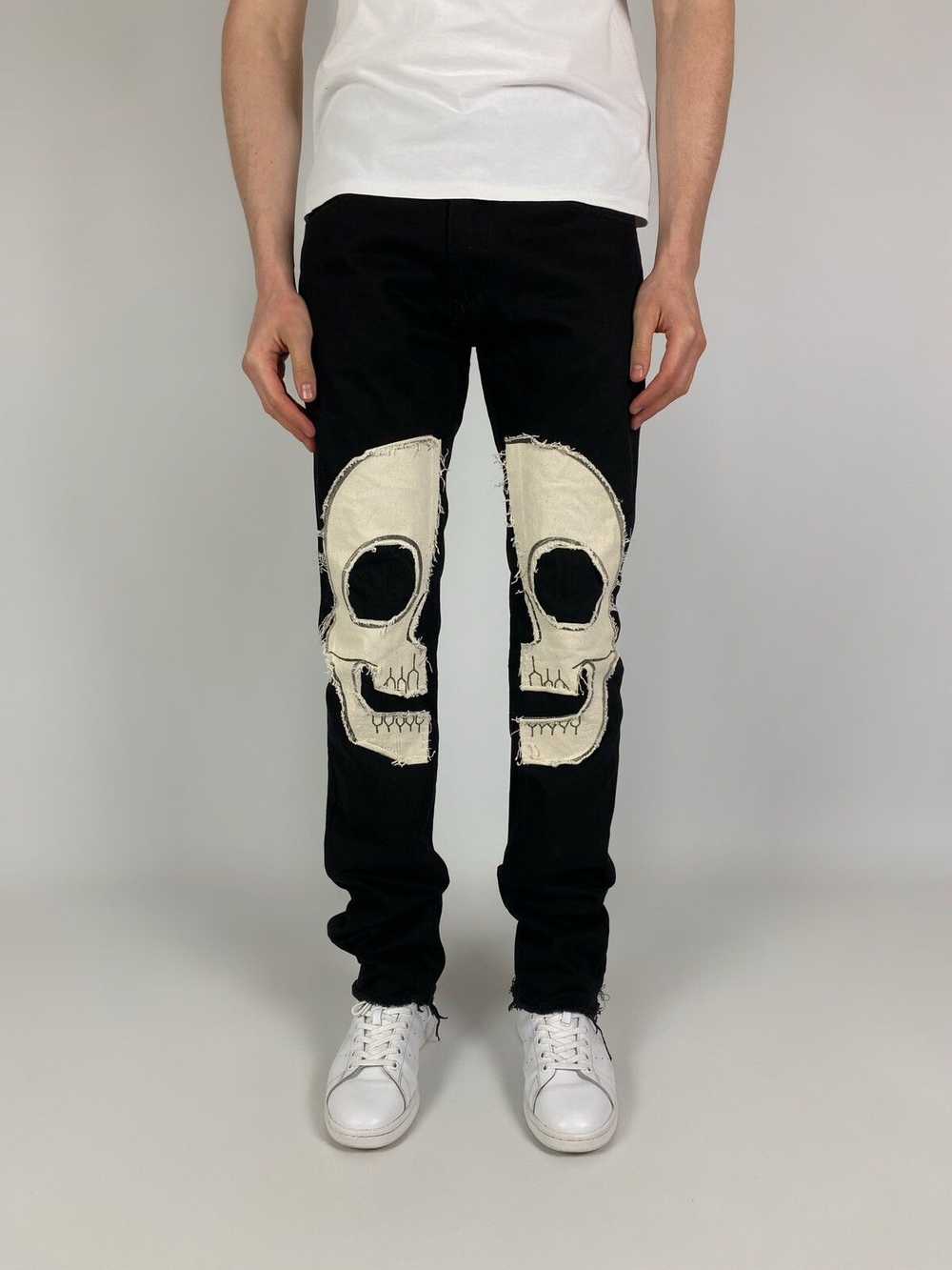 MNML × Skulls × Streetwear MNML Skulls Jeans Pants - image 1