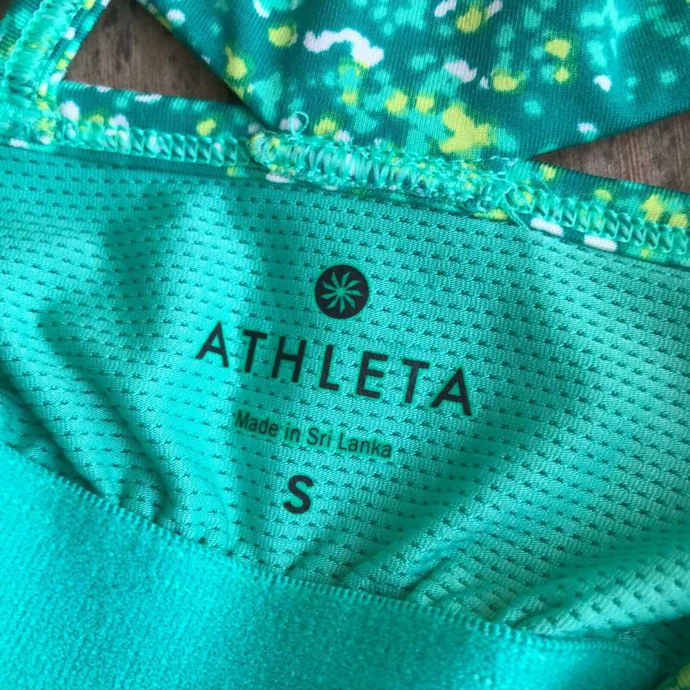 Other Athleta Printed X's & O's Tank Catalina Gre… - image 5