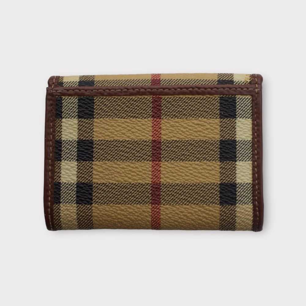 Burberry Burberry 2000s Brown Plaid Wallet - image 3