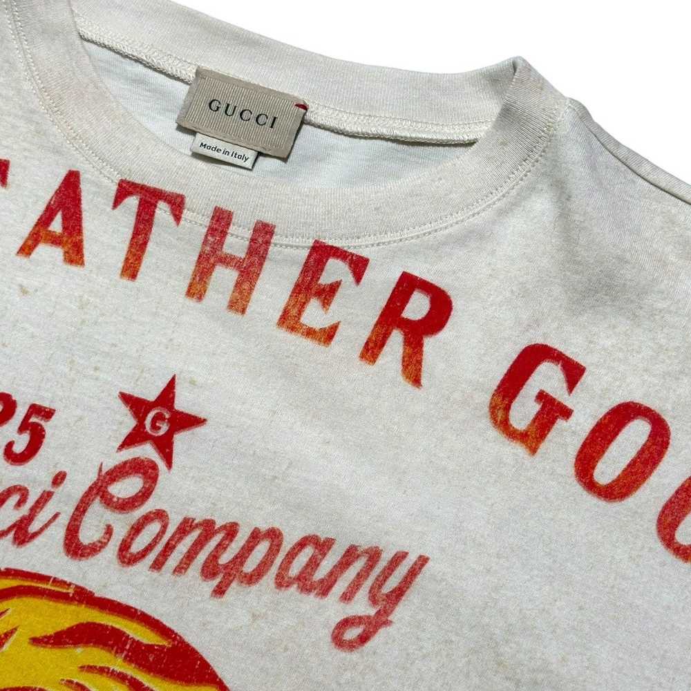 Gucci Vintage style “fine leather goods” tee - image 2
