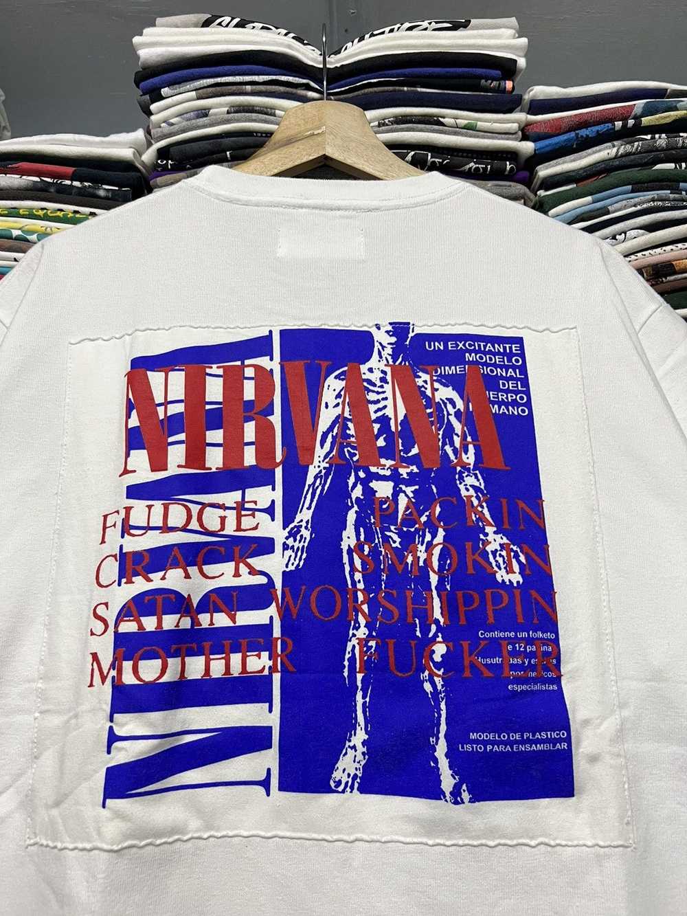 Band Tees × Japanese Brand × Vintage Vintage Nirv… - image 2