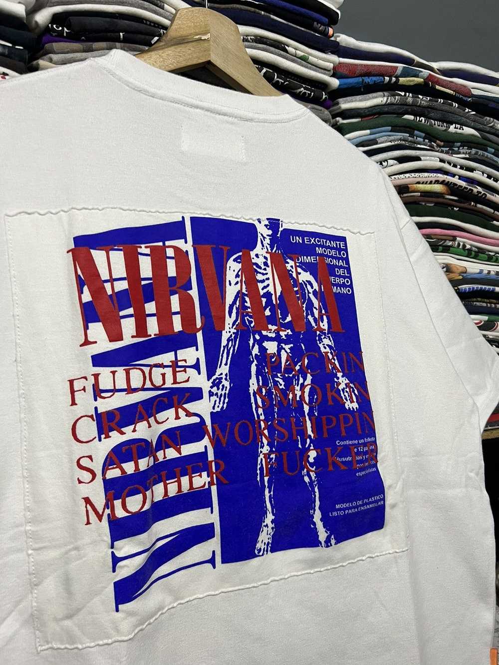 Band Tees × Japanese Brand × Vintage Vintage Nirv… - image 4