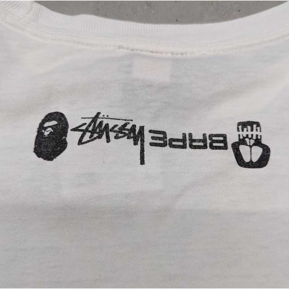 Bape × Stussy OG Stussy x Bape Shark Man t-shirt … - image 4