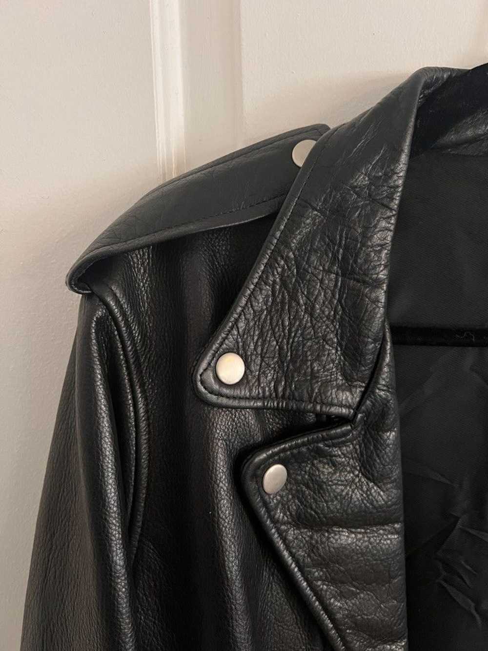 John Elliott Leather Moto Jacket - image 7