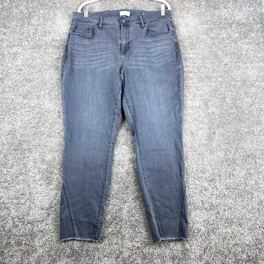 Loft LOFT Jeans Womens Size 14 Gray Skinny Ankle … - image 1