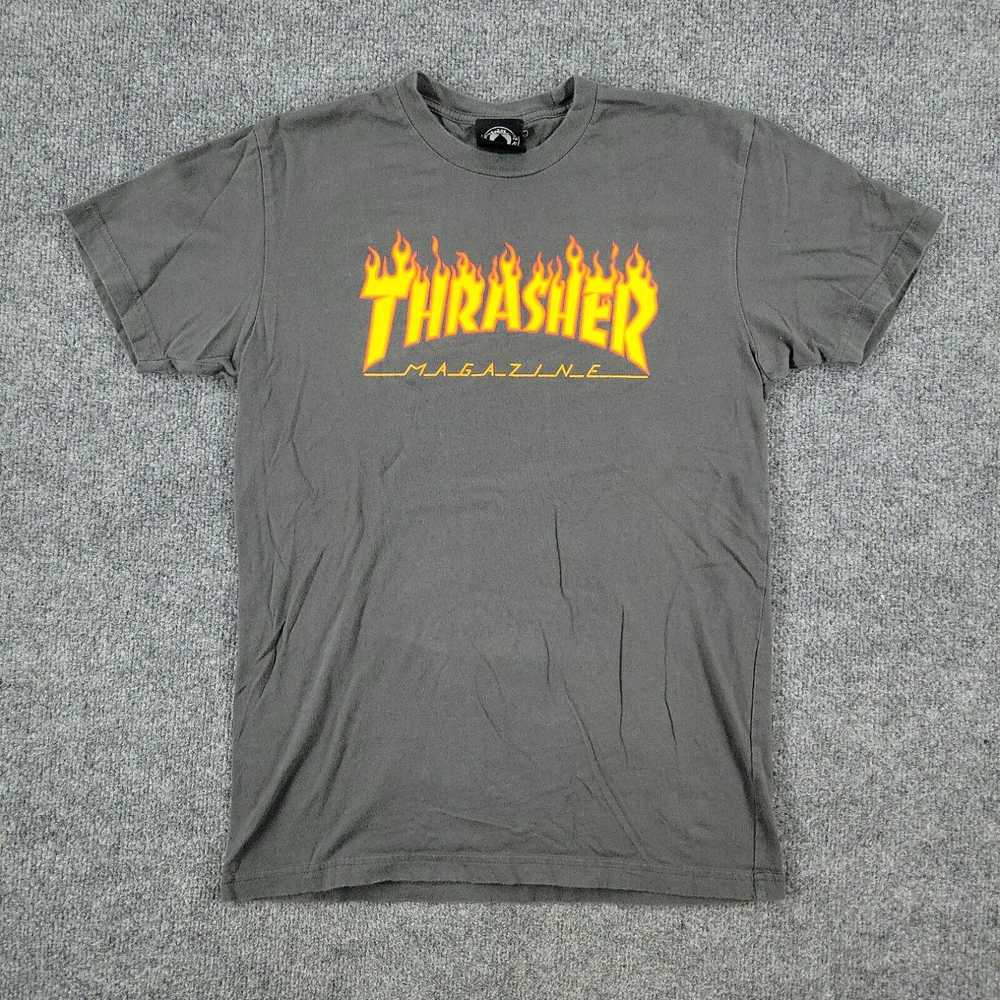 Thrasher Thrasher Magazine Shirt Men's Small Gray… - image 1