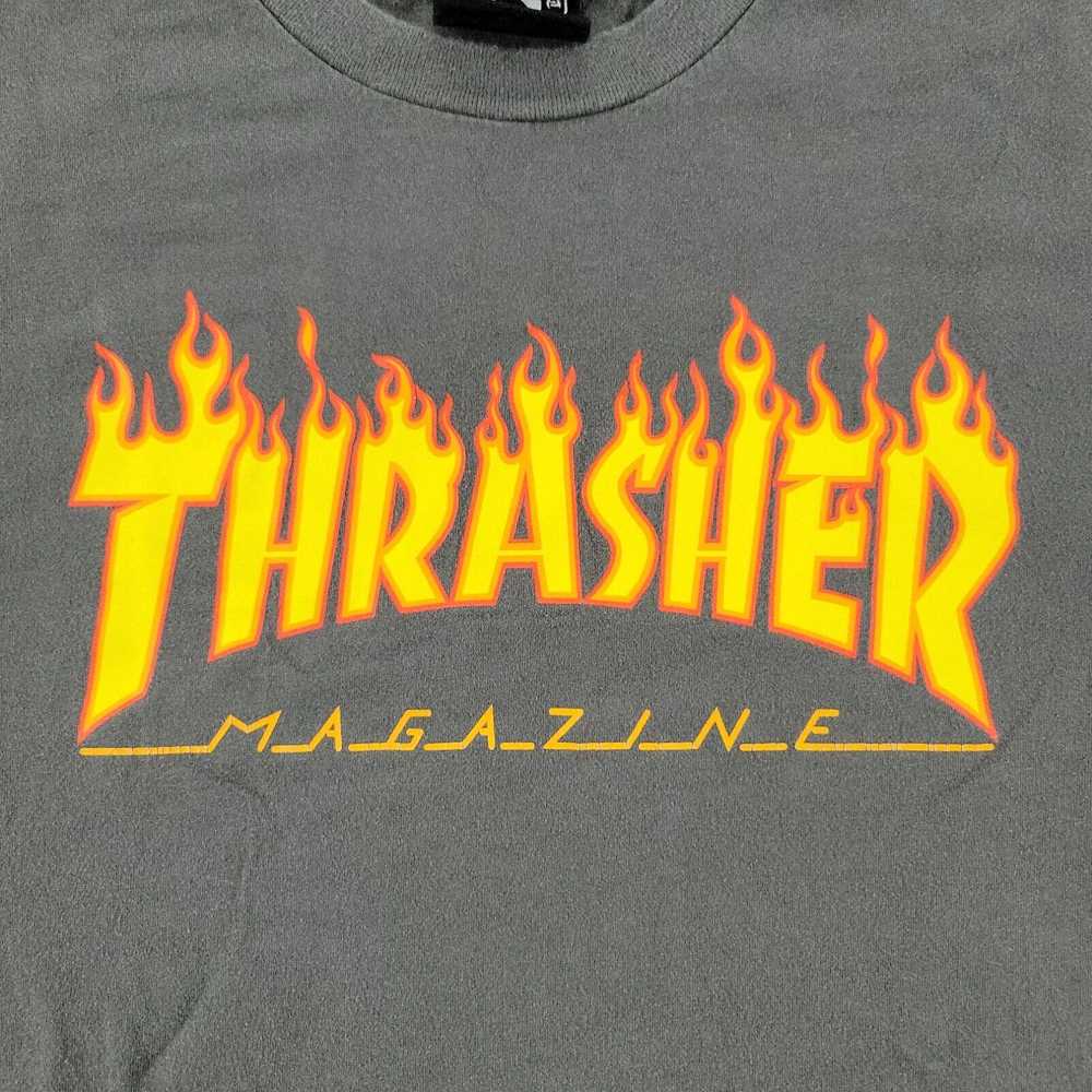 Thrasher Thrasher Magazine Shirt Men's Small Gray… - image 2