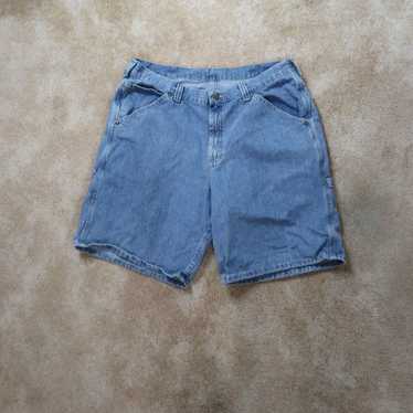 Lee Lee Dungarees Carpenter Blue Denim Shorts Men… - image 1
