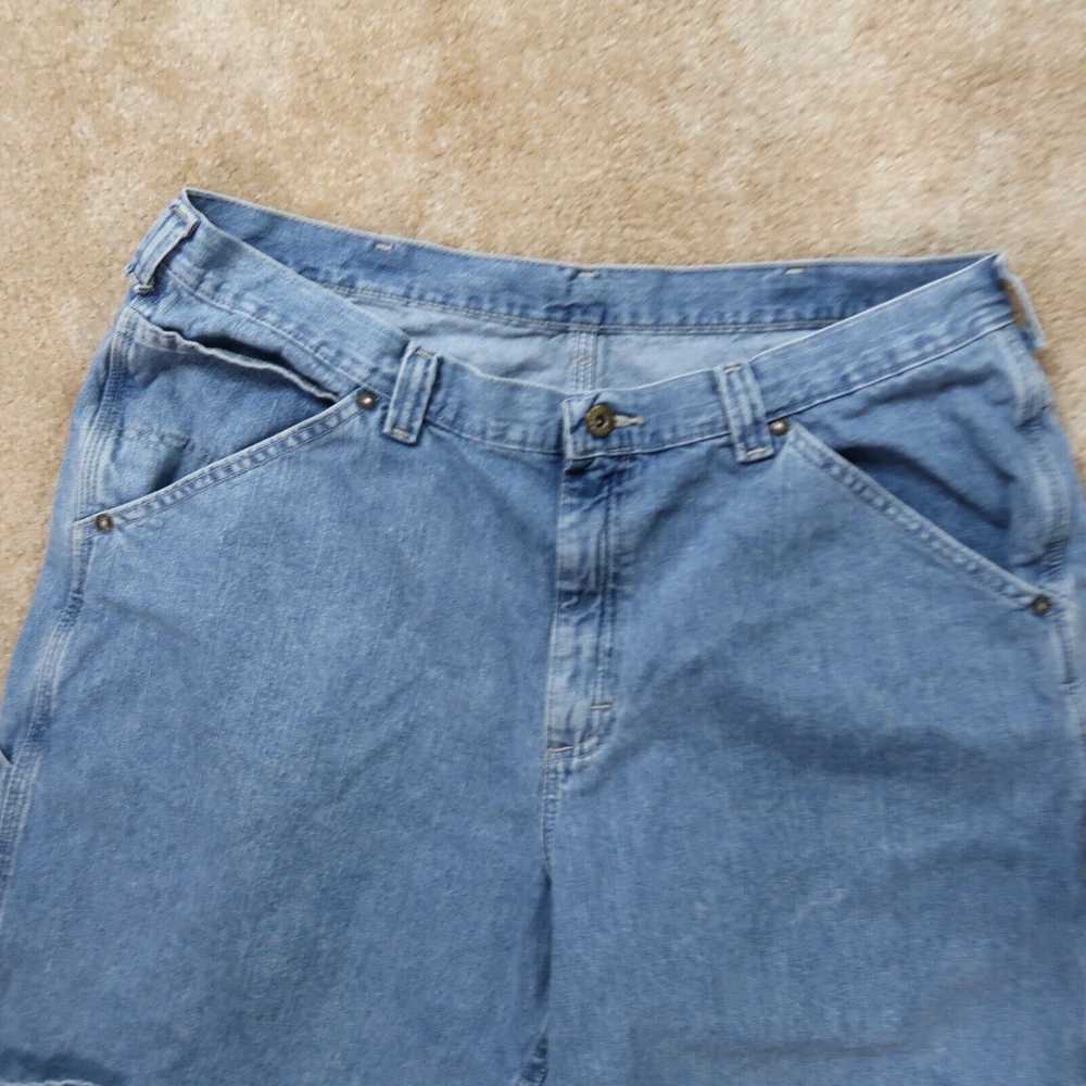 Lee Lee Dungarees Carpenter Blue Denim Shorts Men… - image 2