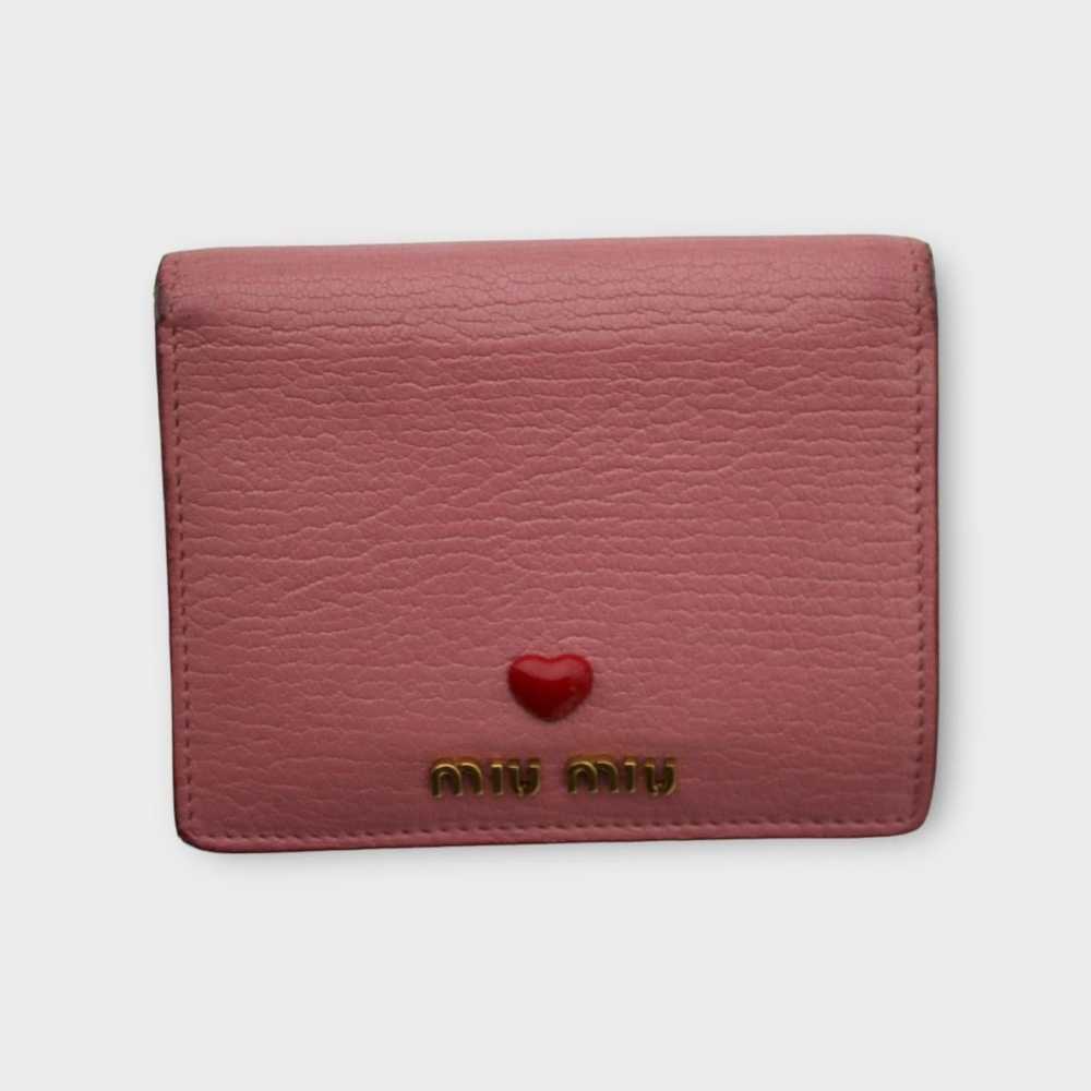 Miu Miu Miu Miu Pink Love Wallet 2805 - image 1