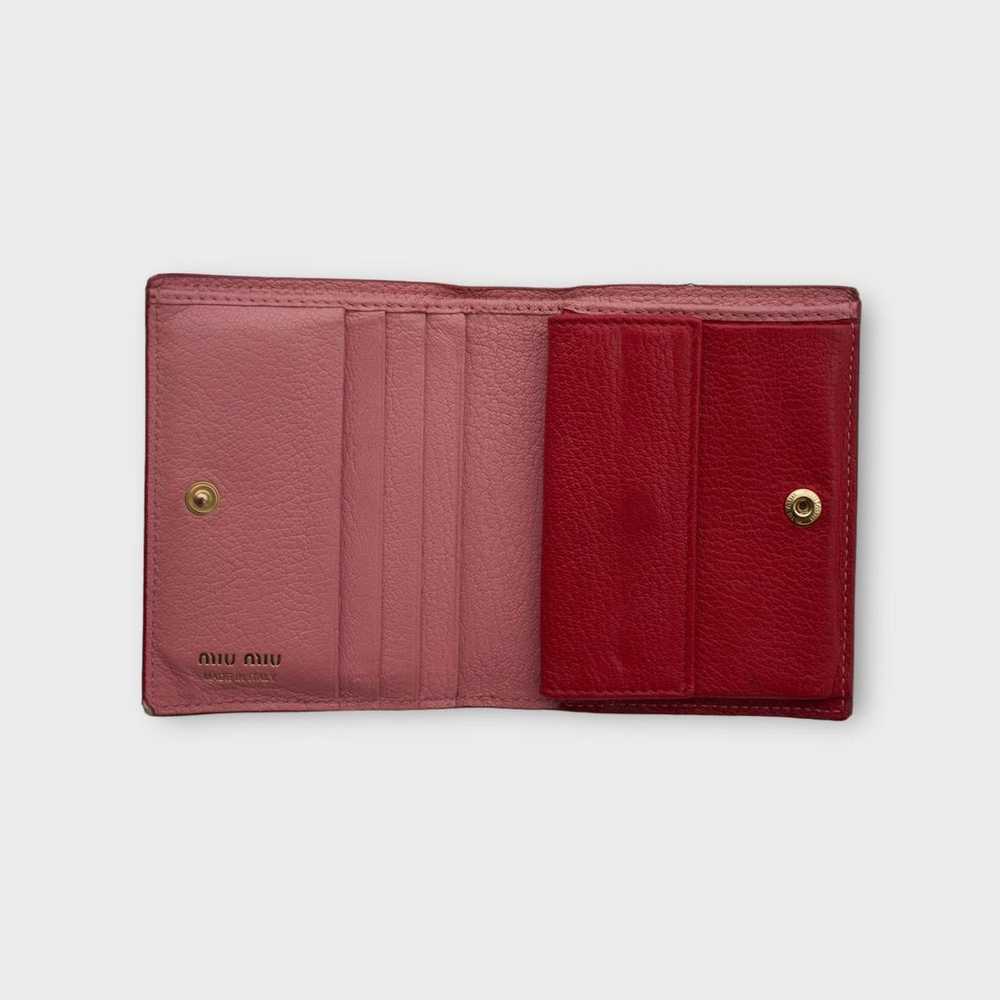 Miu Miu Miu Miu Pink Love Wallet 2805 - image 2