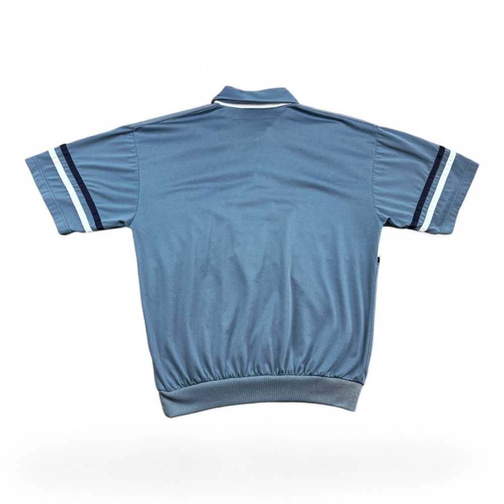 Vintage Vintage Polo Shirt Blue Stripes 90s Class… - image 5