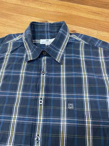 Givenchy Vintage Givenchy Plaid Light Cotton Butto
