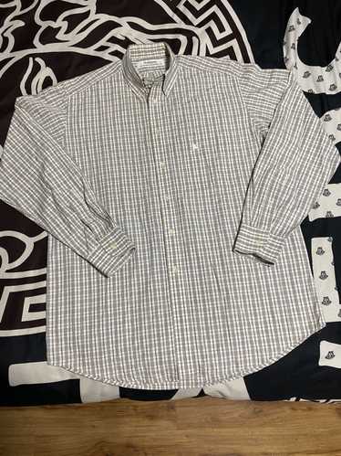 Burberry × Vintage Vintage White Grey Check Burber