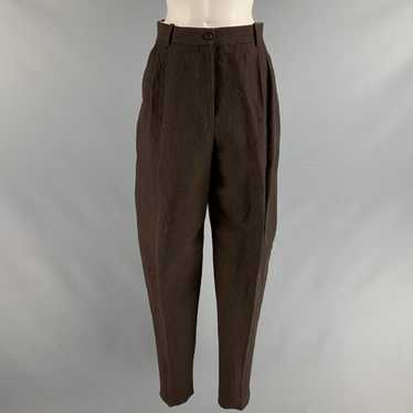 The Row Brown Wool Blend Pleated High Waisted Dre… - image 1