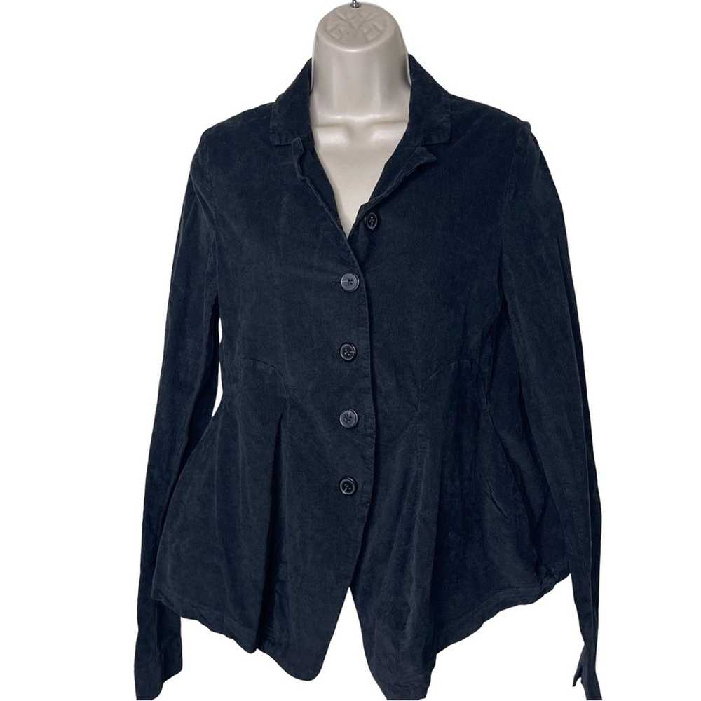 Rundholz Rundholz Black velvet blazer jacket sz XS - image 1