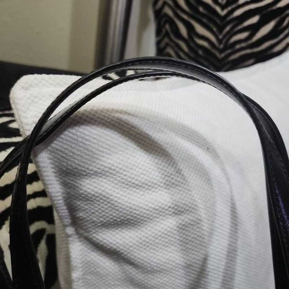 CoachSignature Stripe Zebra Print Devin Shoulder … - image 9