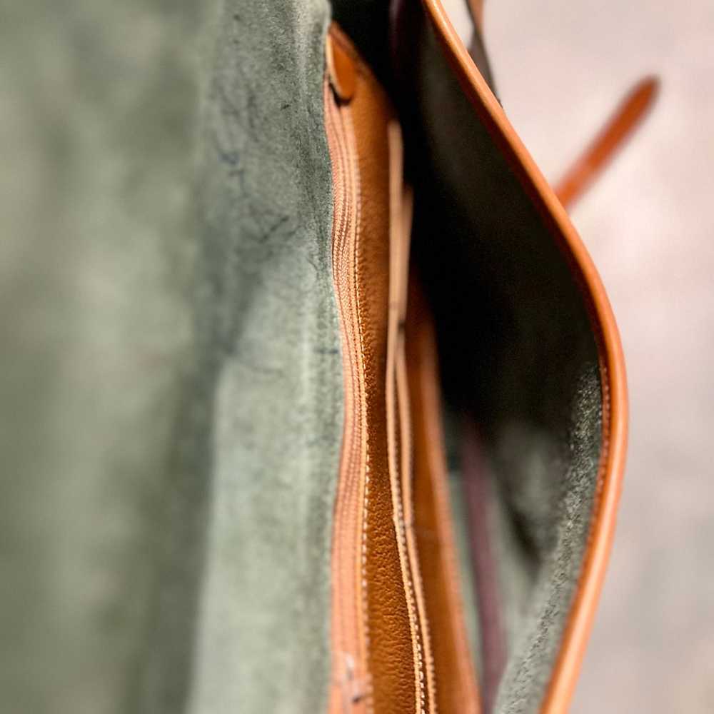Vintage Dooney & Bourke All Weather Leather Green… - image 4