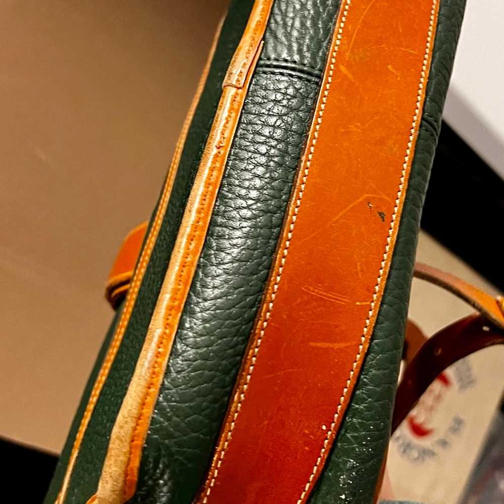 Vintage Dooney & Bourke All Weather Leather Green… - image 7