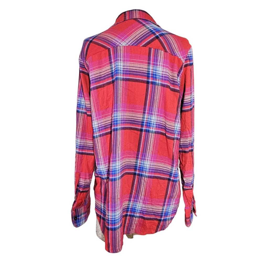 Orvis Orvis Red and Blue Plaid Button Up Flannel … - image 2