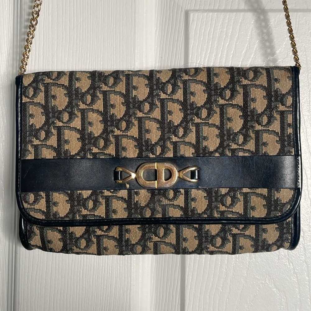 Vintage Christian Dior logo shoulder handbag - image 2