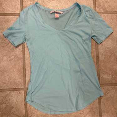 Vintage Victoria’s Secret Light Teal Lightweight … - image 1