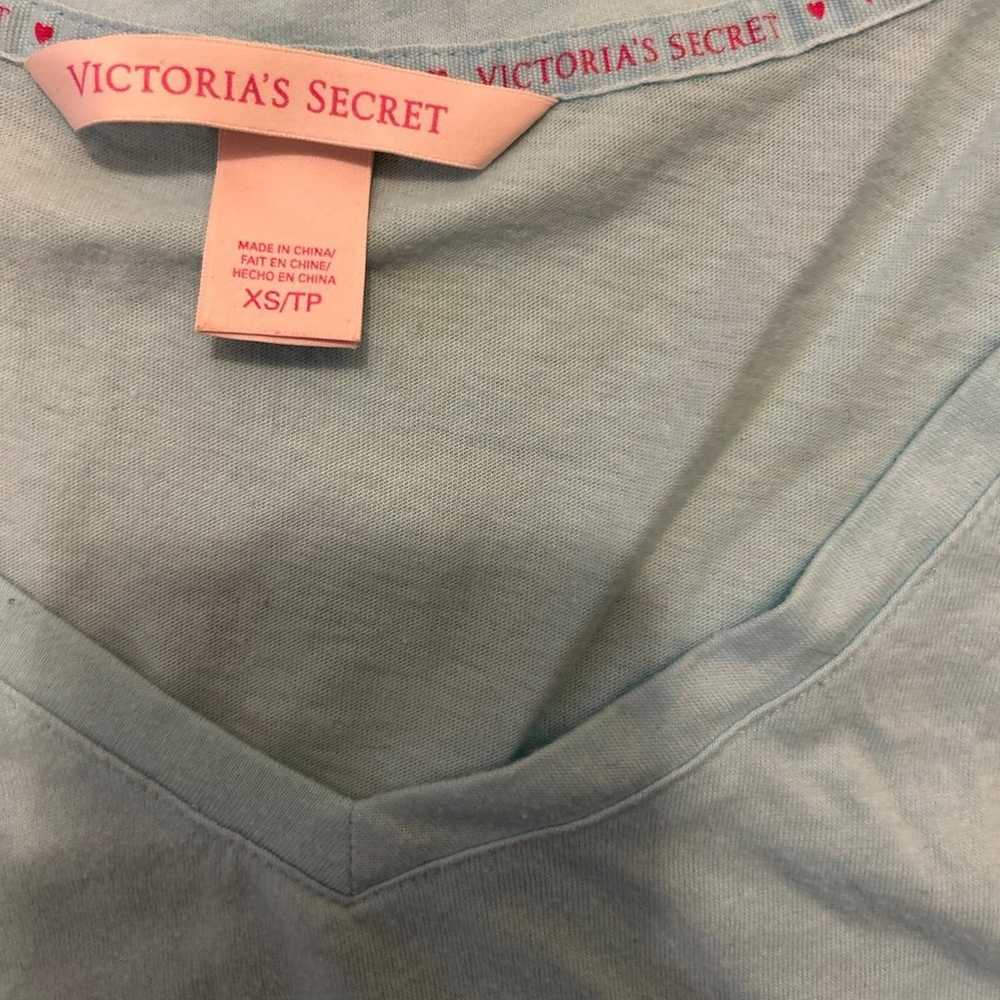 Vintage Victoria’s Secret Light Teal Lightweight … - image 2