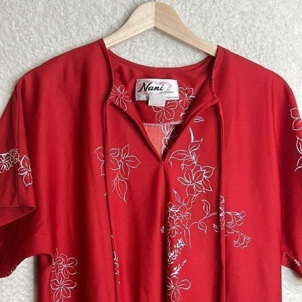 Vintage Retro Nani of Hawaii Womens Shirt Top Flo… - image 2