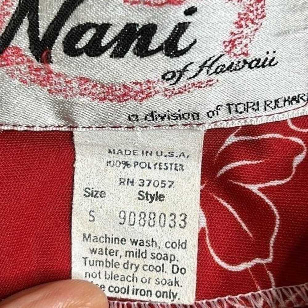 Vintage Retro Nani of Hawaii Womens Shirt Top Flo… - image 5