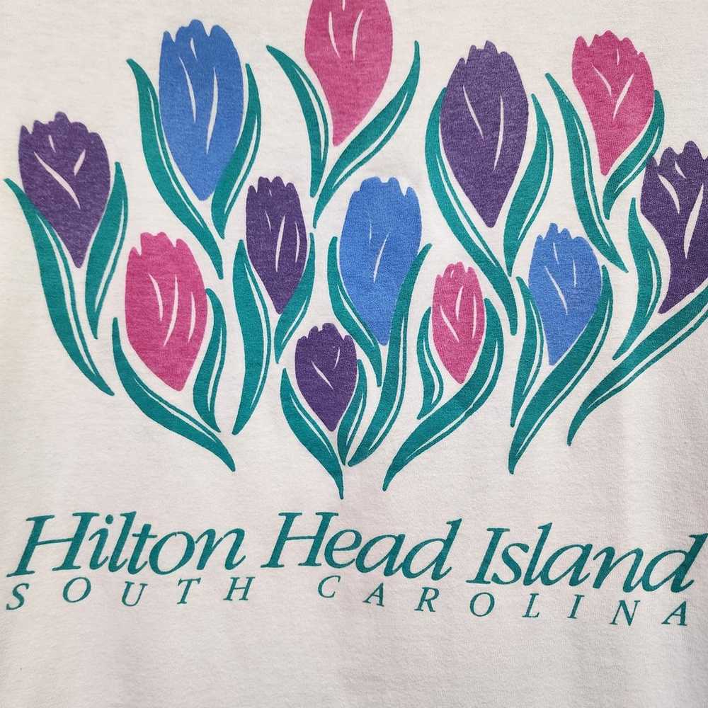 Oneita vintage single stitch Hilton Head Island f… - image 4