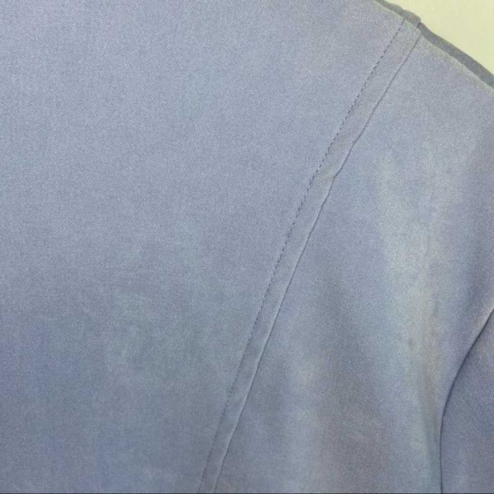Ashley Cooper light purple/blue suede button up t… - image 9