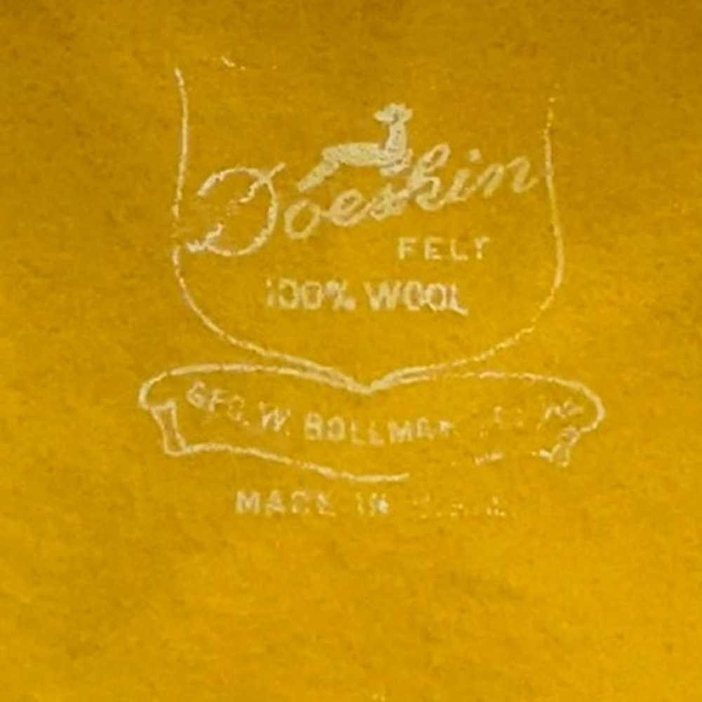 Vintage Bollman & Co. Hat Doeskin 100% Wool Women… - image 11