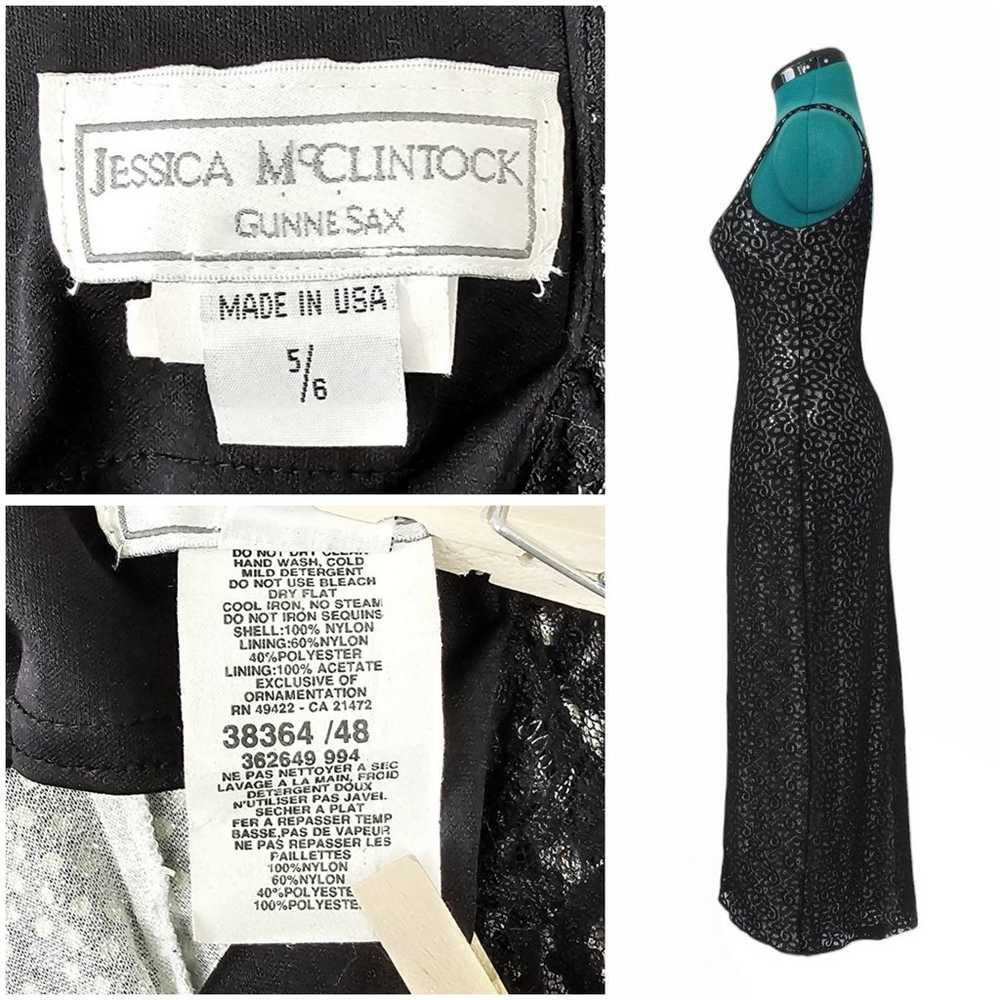 Gunne Sax Dress 90s Vintage Sheath Jessica McClin… - image 6