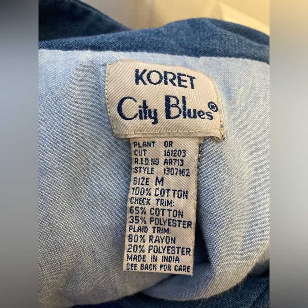 Koret City Blues Patchwork Quilt Jacket - image 3
