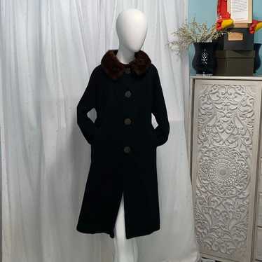 Vtg 60s? cashmere coat - image 1