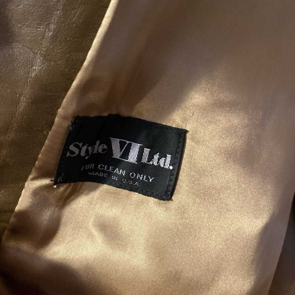Vintage Style VI LTD Faux Fur Coat Size Large Fur… - image 8