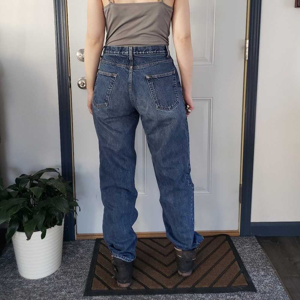 90s J Crew Button Fly Mom Jeans - image 3