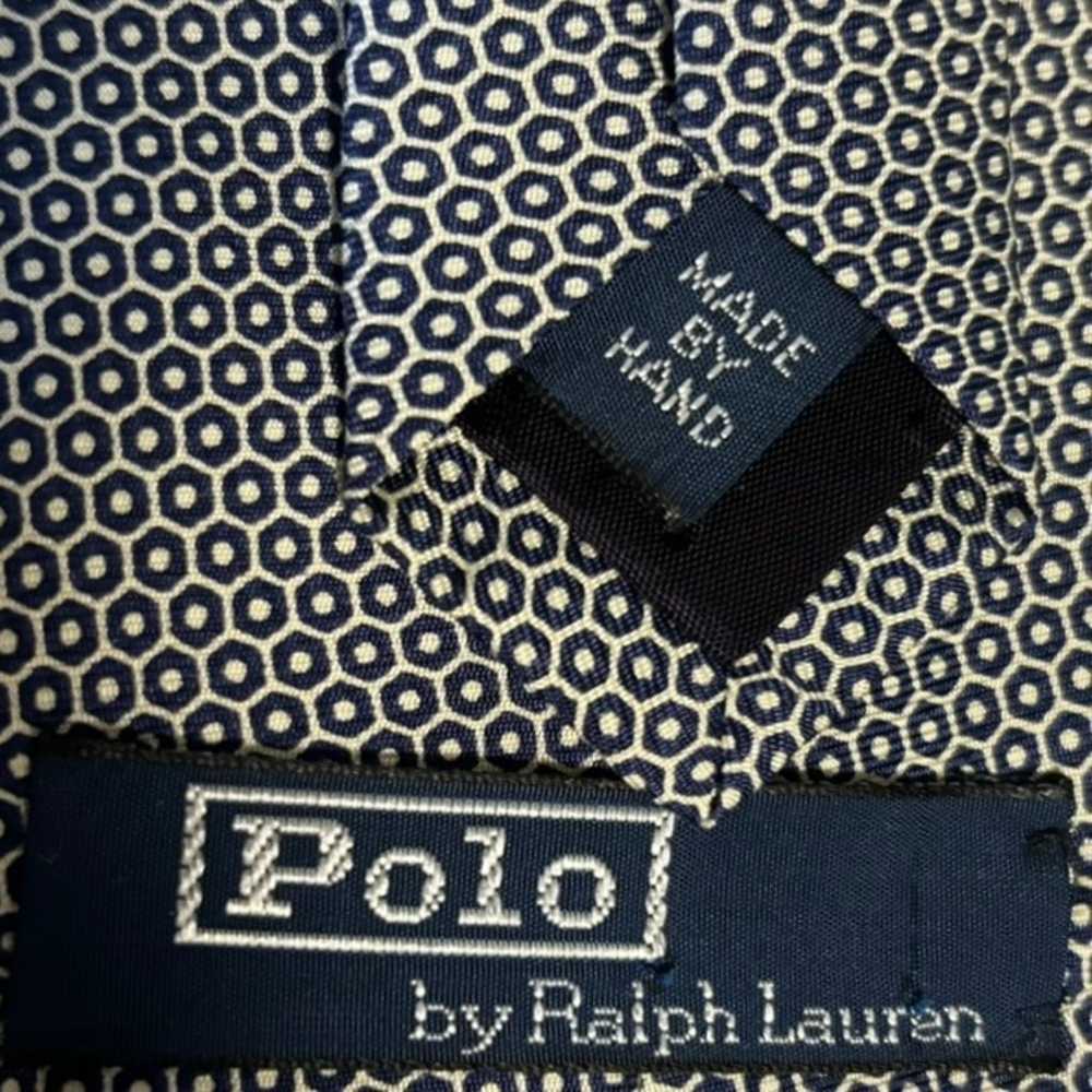 Vtg Polo by Ralph Lauren Foulard Handmade Silk US… - image 4