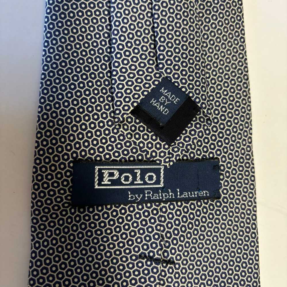 Vtg Polo by Ralph Lauren Foulard Handmade Silk US… - image 5