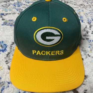 Green Bay Packers Hat Mens Snapback Green Logo 7 … - image 1