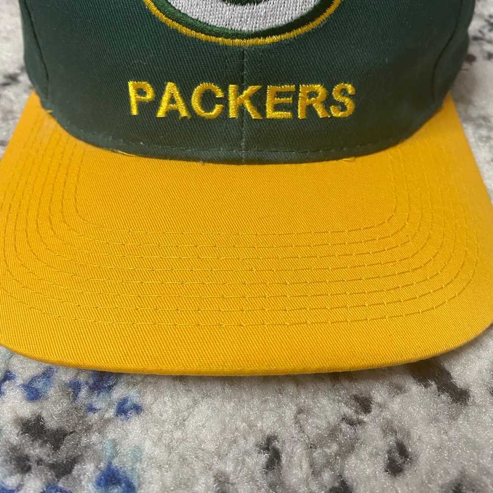Green Bay Packers Hat Mens Snapback Green Logo 7 … - image 3
