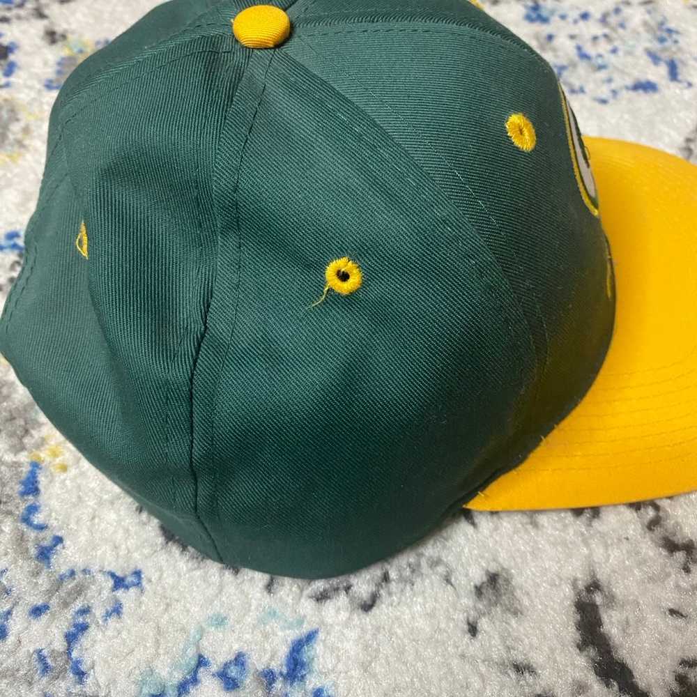 Green Bay Packers Hat Mens Snapback Green Logo 7 … - image 7