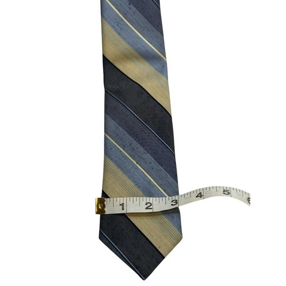 VTG Mens Tie Necktie Gibsons by Damon Blue Yellow… - image 6