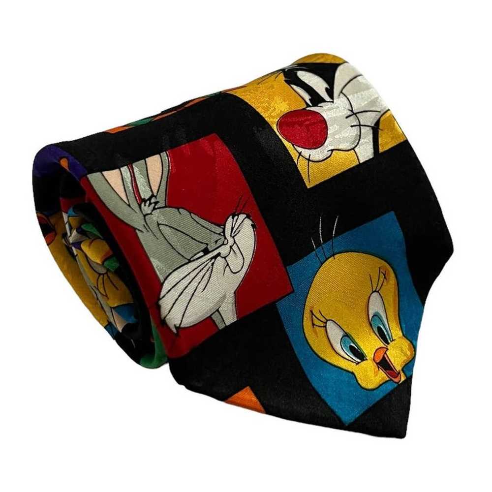 Looney Tunes Mania Vintage Black Geometric Tweety… - image 1