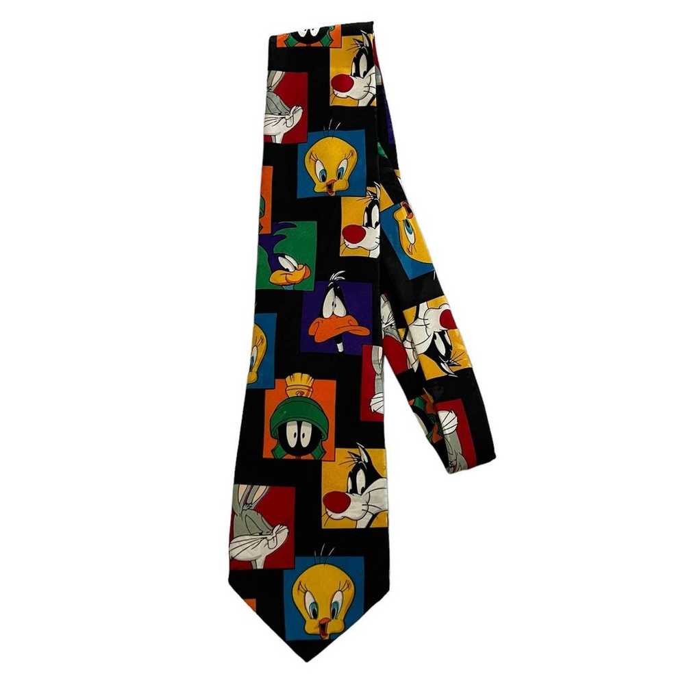 Looney Tunes Mania Vintage Black Geometric Tweety… - image 3