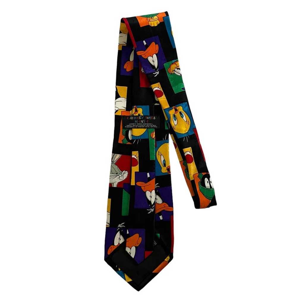 Looney Tunes Mania Vintage Black Geometric Tweety… - image 4