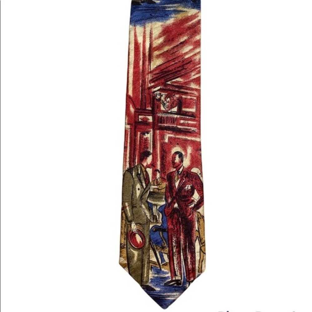 BUGATTI Men’s Vintage Tie - image 1