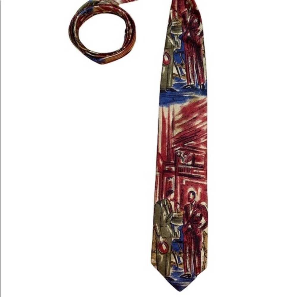 BUGATTI Men’s Vintage Tie - image 4