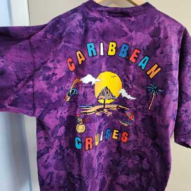 Caribbean cruises vintage tie dye shirt - image 1