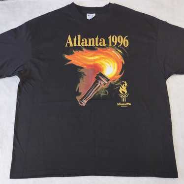 Vintage Atlanta 1996 Olympics T Shirt XL Champion… - image 1
